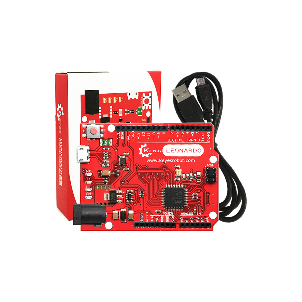 keyes LEONARDO for arduino 开发板 红色 环保